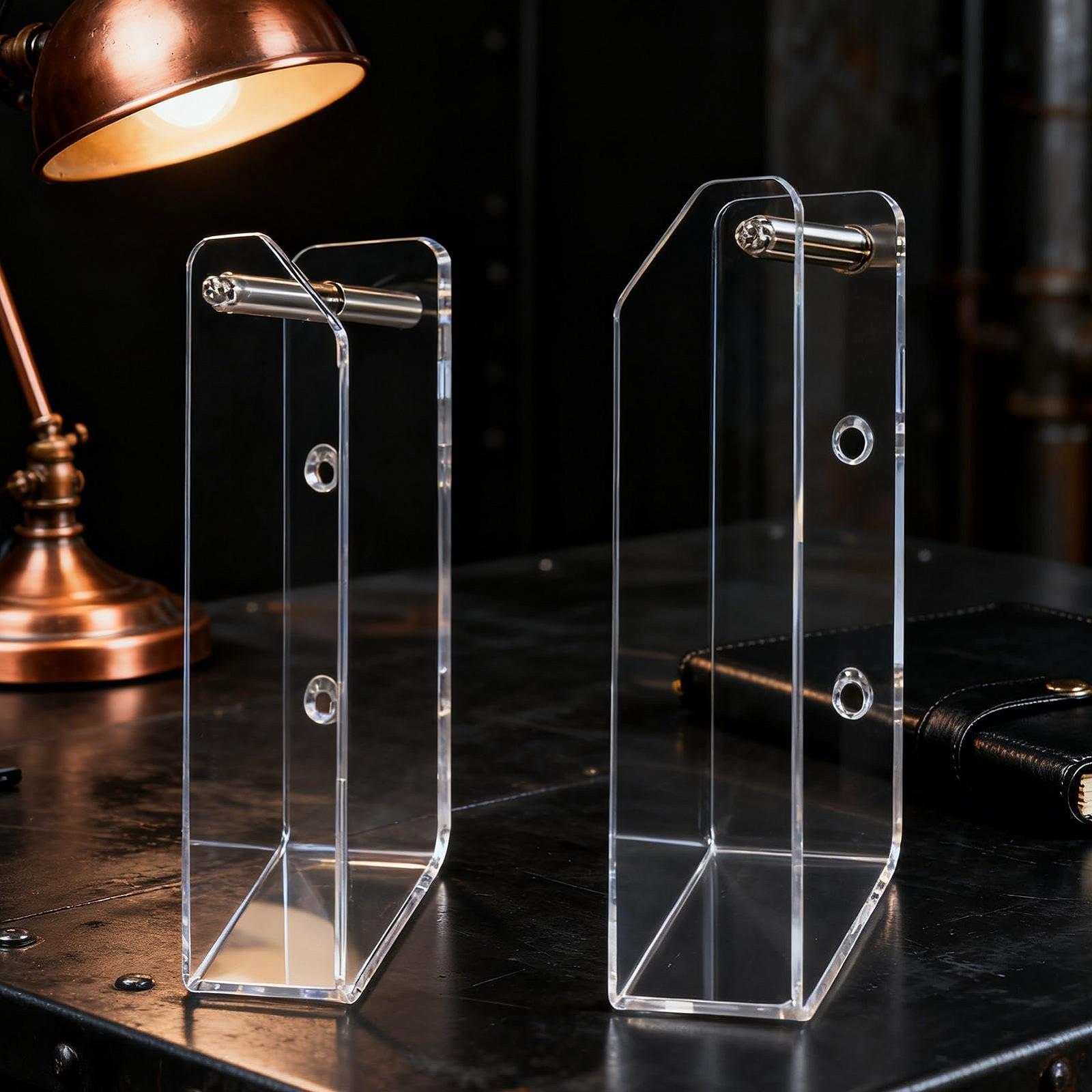 Настенный держатель для ноутбука, прозрачный акрил, фото №4