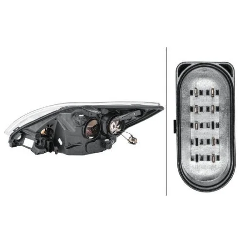 Фара основная HELLA 1EE 354 257-021 для FORD правая, фото №2