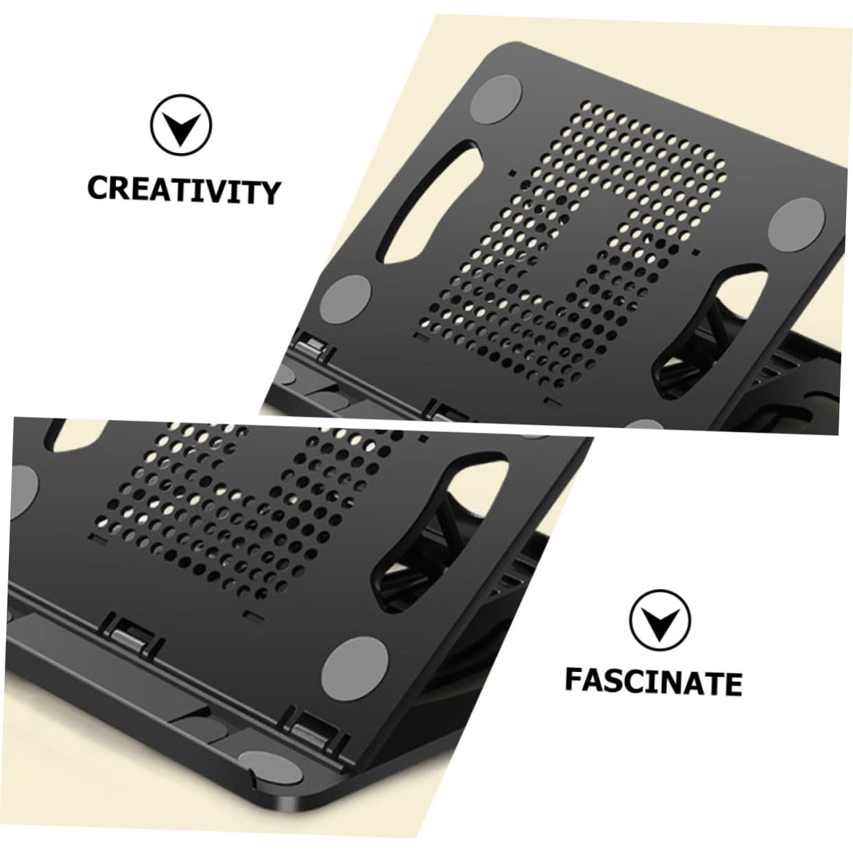 Подставка для ноутбука Artibetter Регулируемая Складная Вентилируемая Черный, фото №7 Подставка для ноутбука Artibetter Регулируемая Складная Вентилируемая Черный, фото №7