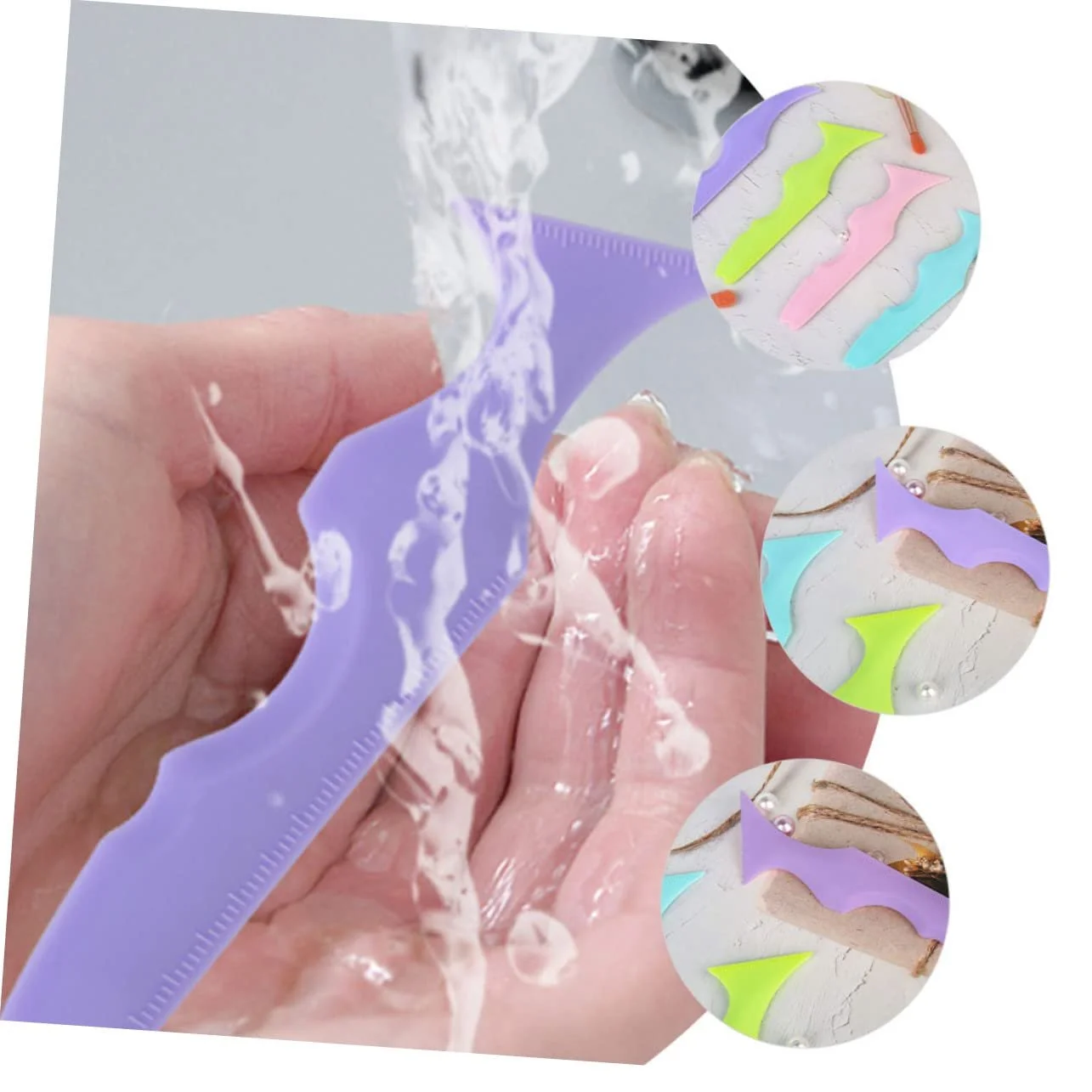 Трафарети для підводки очей FOMIYES Силіконові, 10 шт, фото №7