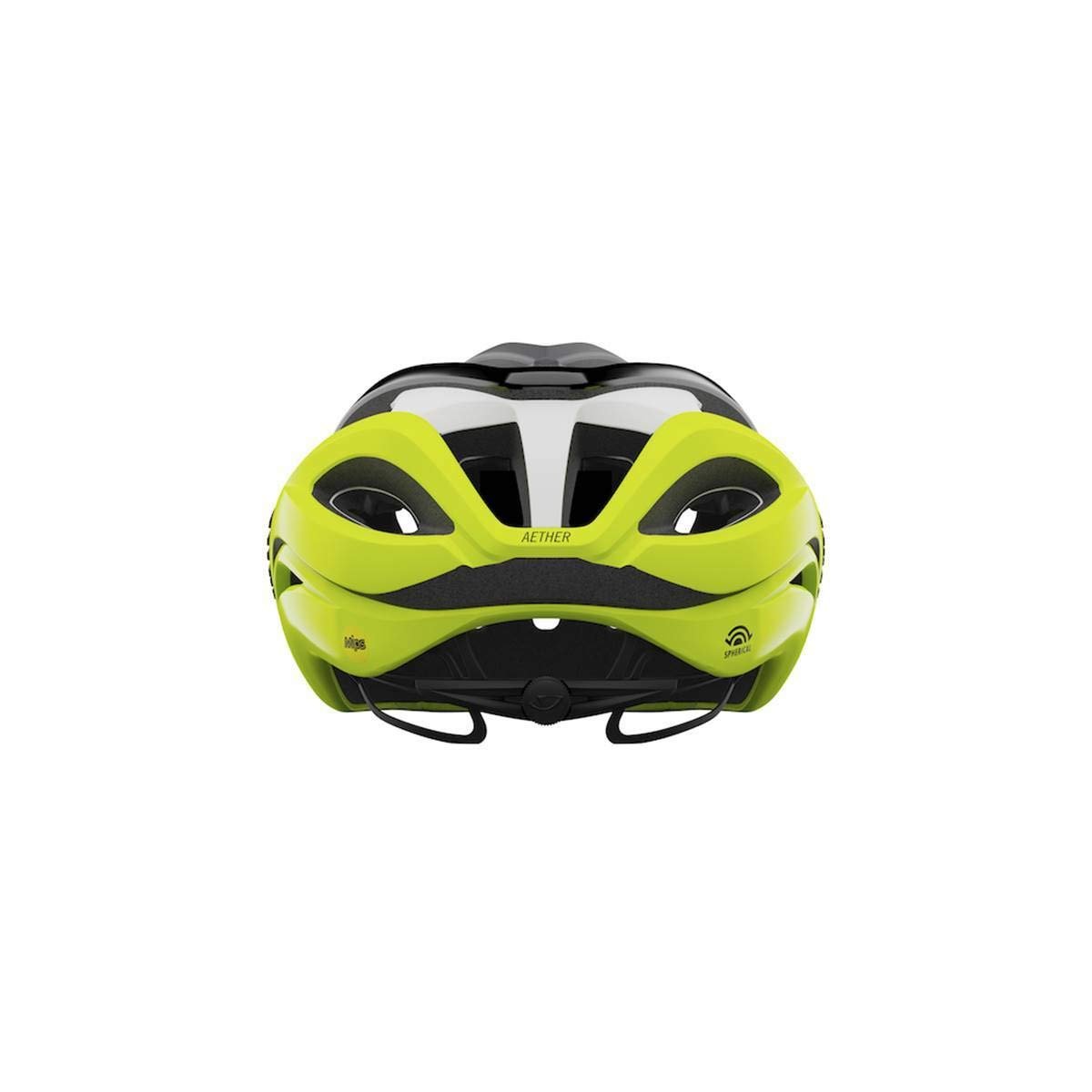Шолом чоловічий Giro Aether Spherical Matte Black Fade/Highlight Yellow, M, фото №2