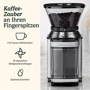 Кавомолка Cuisinart 4-18 чашок 18 налаштувань помелу synthetic.ua - Фото 1