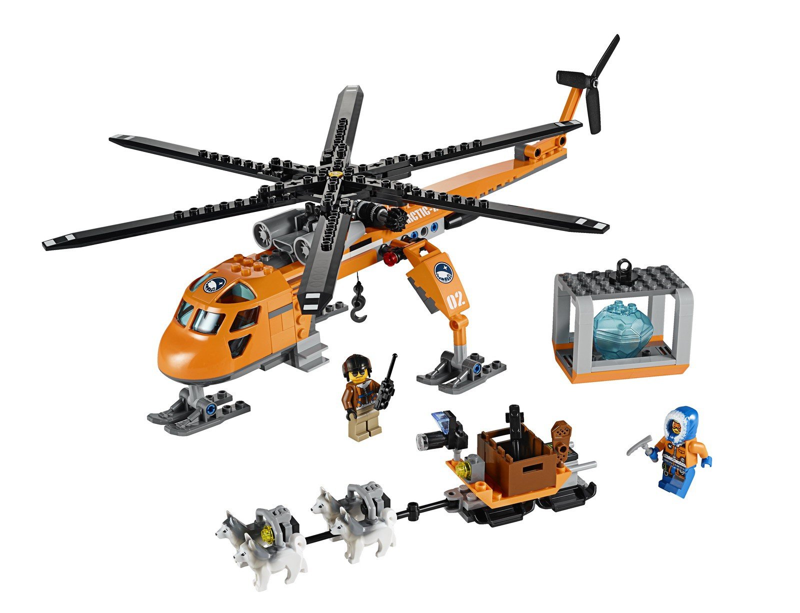 Конструктор LEGO City 60034 Arctic Helicrane, фото №1