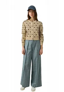 Світшот GUESS Jeans Sarah fn3n Travertine Sand Blac, бежевий, Маленький synthetic.ua - Фото 1