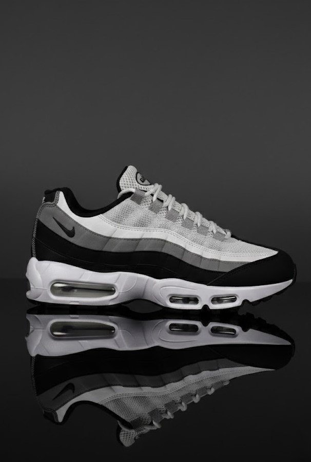 Мужские кроссовки Nike Air Max 95 White Black, фото №9 Мужские кроссовки Nike Air Max 95 White Black, фото №9