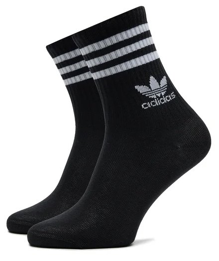 Шкарпетки Adidas CREW SOCK  3STR Чорний  40-42, фото №2