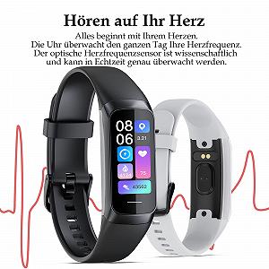 Часы findtime Fitness Men's Smartwatch с измерением кровяного давления Health Sports Women's Pedometer без приложения и мобильного телефона Heart Rate Monitor Running synthetic.ua - Фото 1