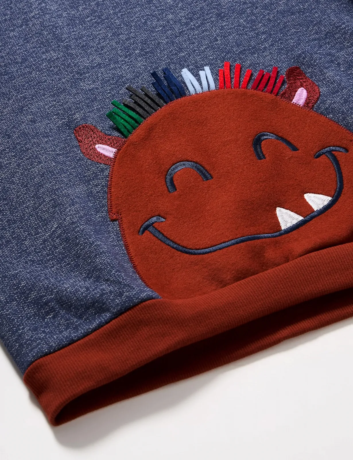 Толстовка Fred's World by Green Cotton Unisex Hello Monster, фото №2