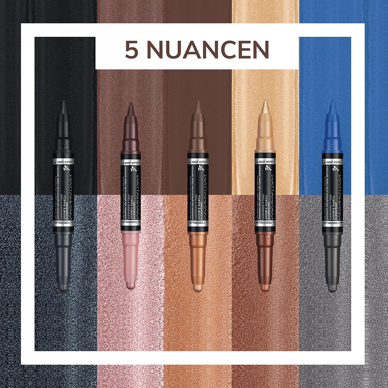 Тени для век Manhattan Eyemazing Double Effect 2-в-1 Водостойкие, фото №6