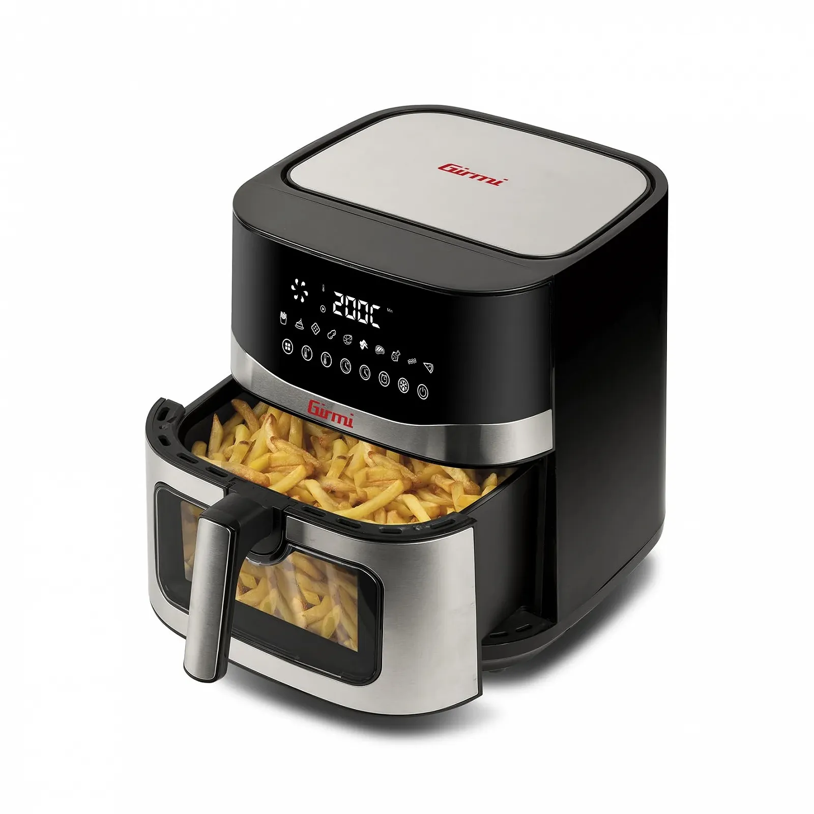 Мультипечь Girmi Ecofrit Premium FG90 2200 Вт 9 л двойной нагрев окно, фото №3