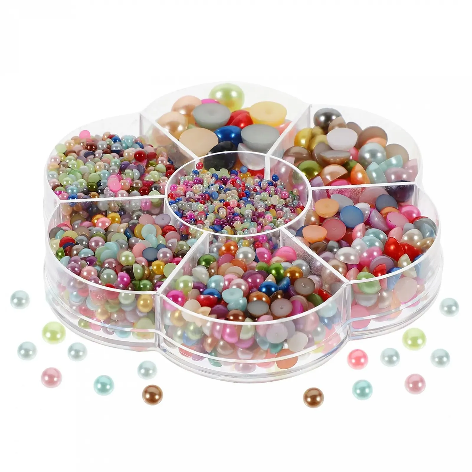 Полукруглые жемчужины Operitacx для DIY-маникюра, разноцветные, простые в использовании, для ногтей и украшений для волос, для домашнего DIY и особых случаев, фото №1 Полукруглые жемчужины Operitacx для DIY-маникюра, разноцветные, простые в использовании, для ногтей и украшений для волос, для домашнего DIY и особых случаев, фото №1