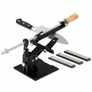 Система заточування з направляючими алюмінієвий сплав регульований кут 3 точильних камені (320, 800, 2000) - Фото 1