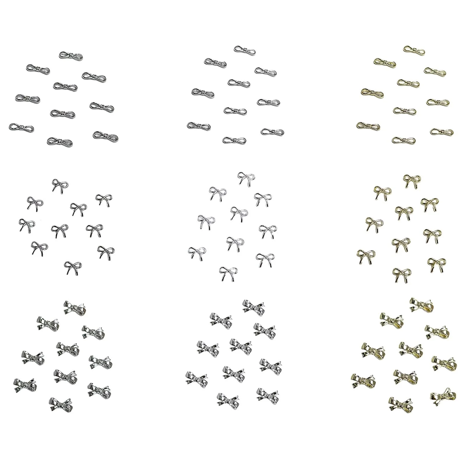 Стразы для ногтей из сплава 10 шт., фото №2