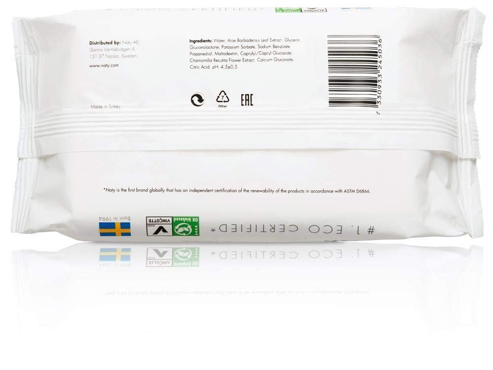 Вологі серветки Nature Baby Sensitive Без запаху 390г, фото №4