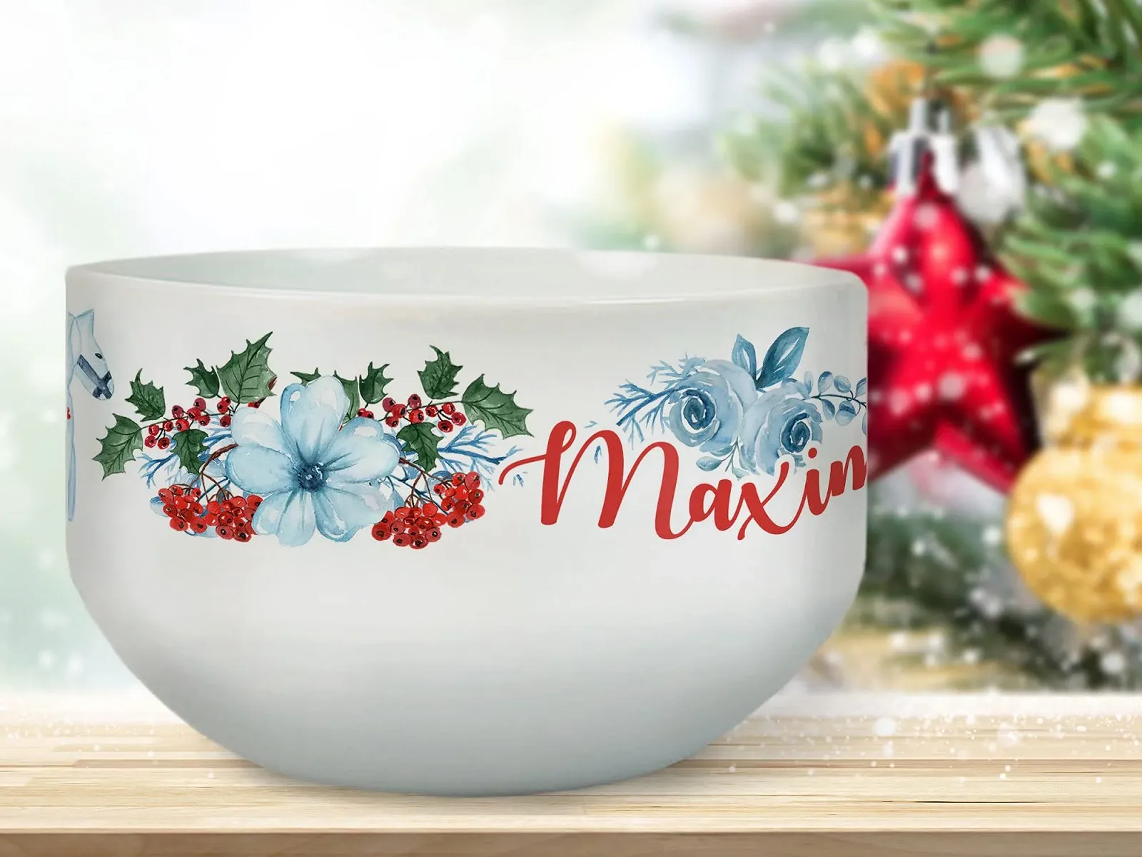 Тарелка для хлопьев GRAZDesign Рождественский мотив для детей и взрослых, Керамика, фото №5 Тарелка для хлопьев GRAZDesign Рождественский мотив для детей и взрослых, Керамика, фото №5