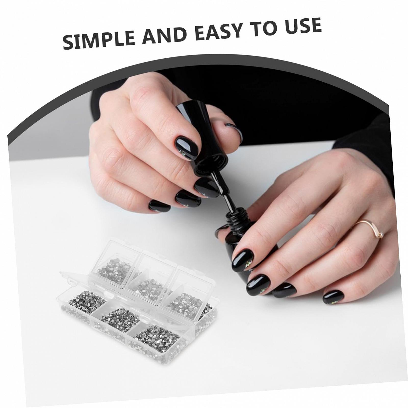 Набір для дизайну нігтів Стрази Круглі дорогоцінні камені, фото №3 Набір для дизайну нігтів Стрази Круглі дорогоцінні камені, фото №3