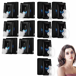 Набір пластирів від зморшок (6 шт.) та наклейок від зморшок на ніс (6 шт.) - Фото 1