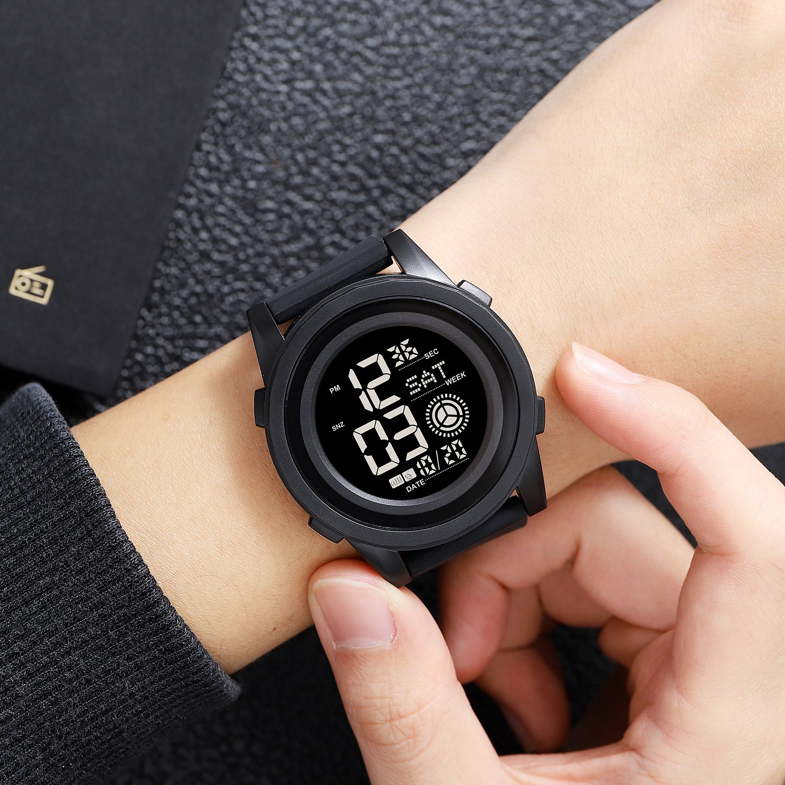 Годинник Skmei 2082BKBK Black-Black SALE, фото №3