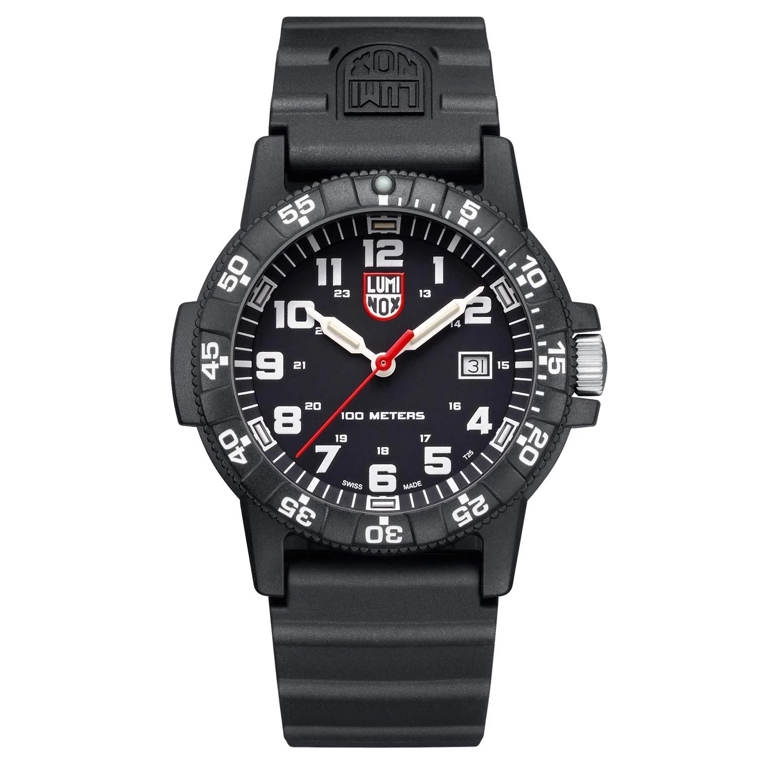 Часы Luminox Мужские Кожаные Sea Turtle Giant Blackout 44мм - Черные Дайвинг Часы Функция Даты 100м Водонепроницаемые, фото №1 Часы Luminox Мужские Кожаные Sea Turtle Giant Blackout 44мм - Черные Дайвинг Часы Функция Даты 100м Водонепроницаемые, фото №1