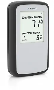 Цифровий детектор радону Airthings Corentium Home Чорно-сірий - Фото 1