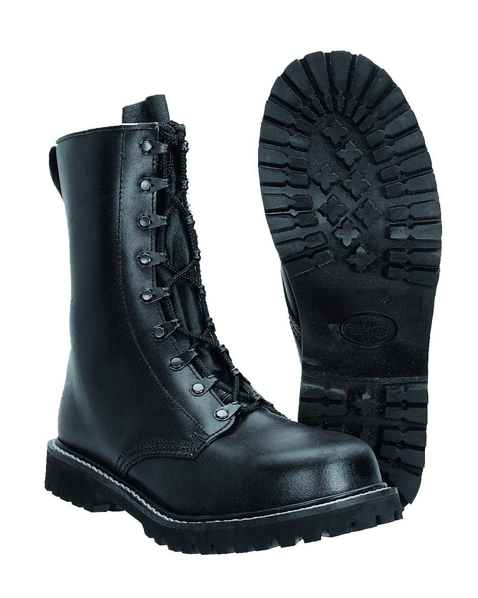 Ботинки Mil-Tec Combat Para с защитой Black, фото №1