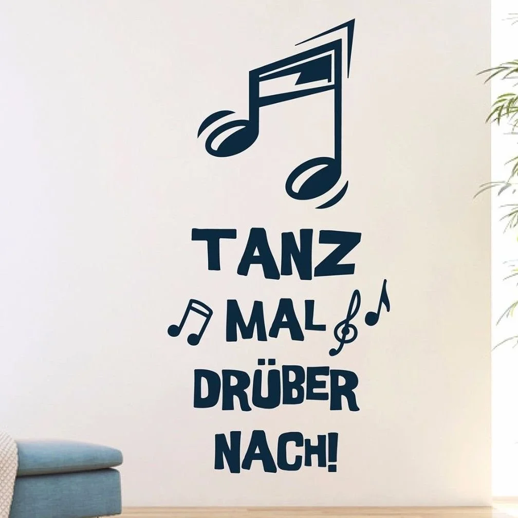 Настінна наклейка s-pkm186 Music Dance Notes Wall Sayings Dance Over After 58 x 24 см Чорна, фото №1 Настінна наклейка s-pkm186 Music Dance Notes Wall Sayings Dance Over After 58 x 24 см Чорна, фото №1