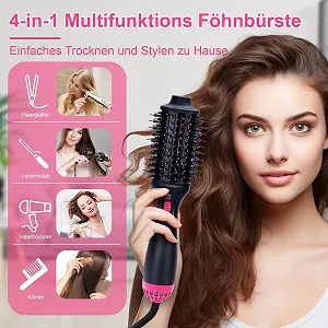 Фен-щітка 4 в 1 1000 Вт з іонізацією synthetic.ua - Фото 1