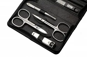 Набір для манікюру Sonnenschein by Hans Kniebes 9 предметів Чорний synthetic.ua - Фото 1