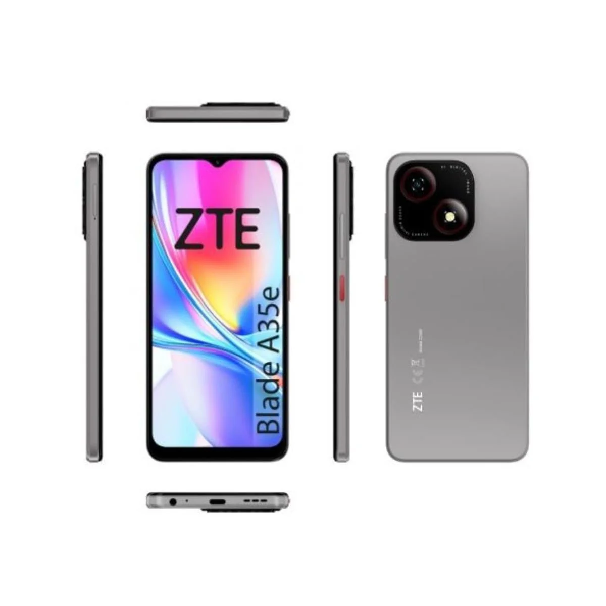 Смартфон ZTE Blade A35E 32GB 2GB Grey, фото №3 Смартфон ZTE Blade A35E 32GB 2GB Grey, фото №3