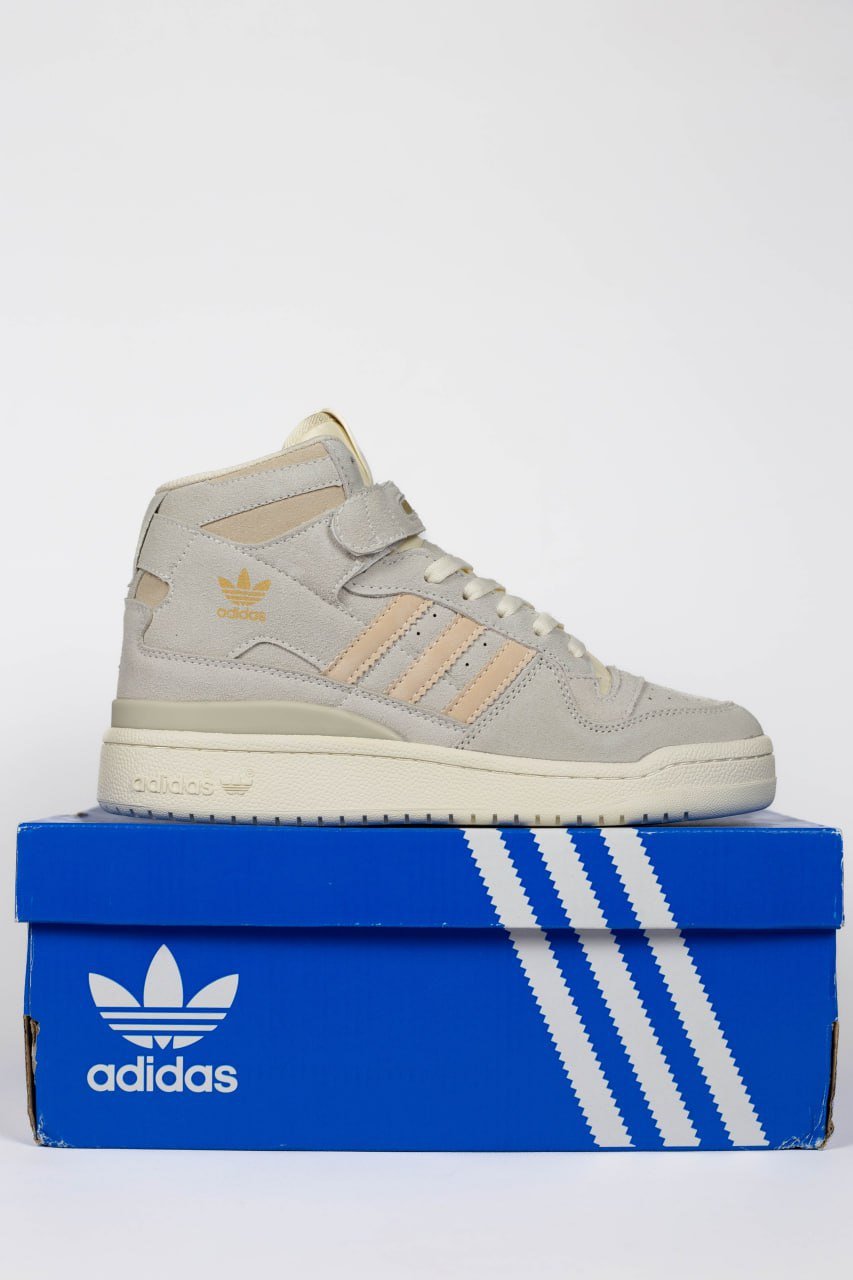 Женские кроссовки Adidas Forum 84 high Gray, фото №5