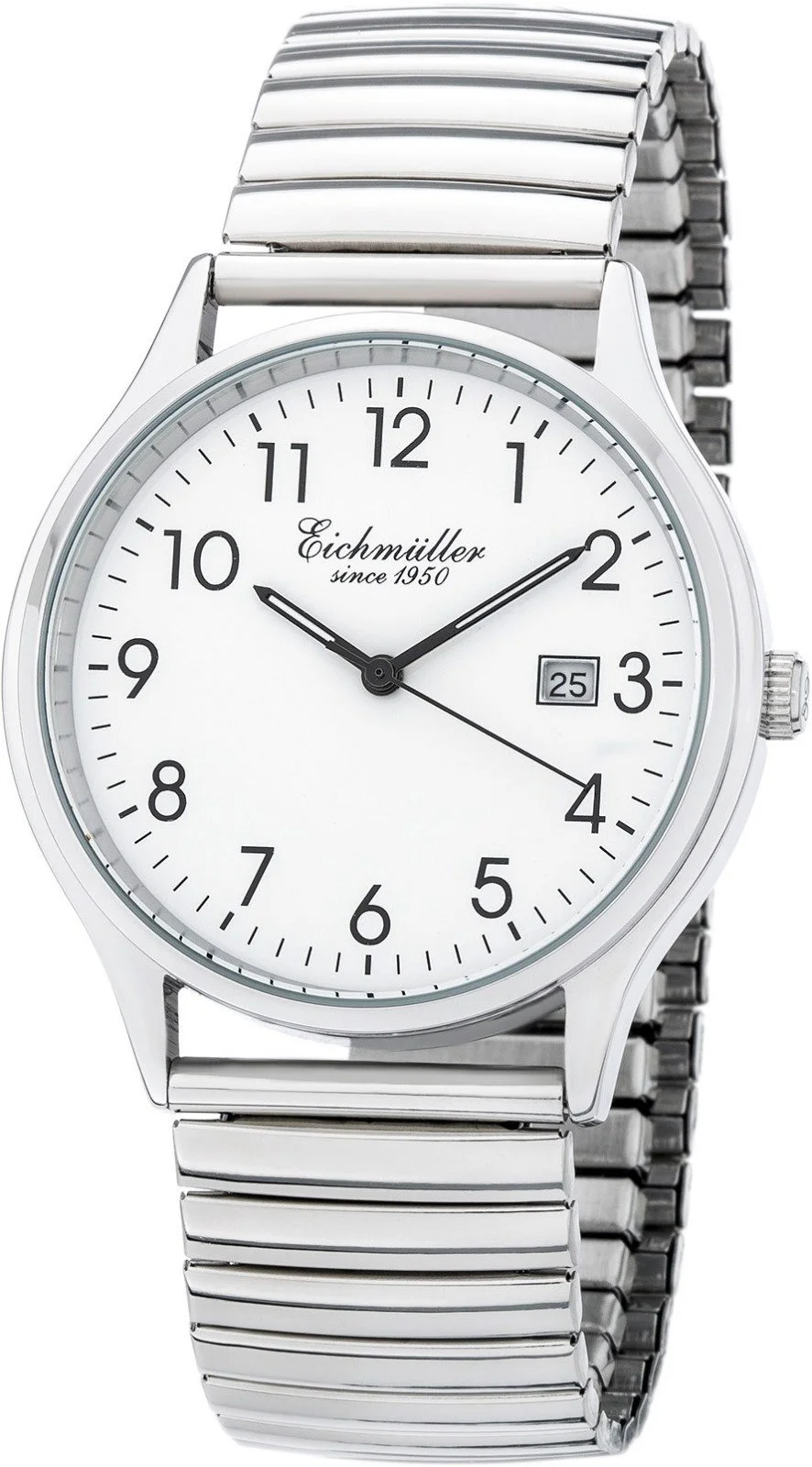Годинник Eichmüller Classic Чоловічий Сталь 38мм Шкіряний/Металевий Ремінець 5ATM Кварцовий День і Дата, фото №1 Годинник Eichmüller Classic Чоловічий Сталь 38мм Шкіряний/Металевий Ремінець 5ATM Кварцовий День і Дата, фото №1