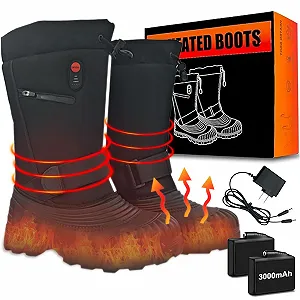 Зимние термосапоги OHAANYY для мужчин, сапоги с электроподогревом - Фото 1