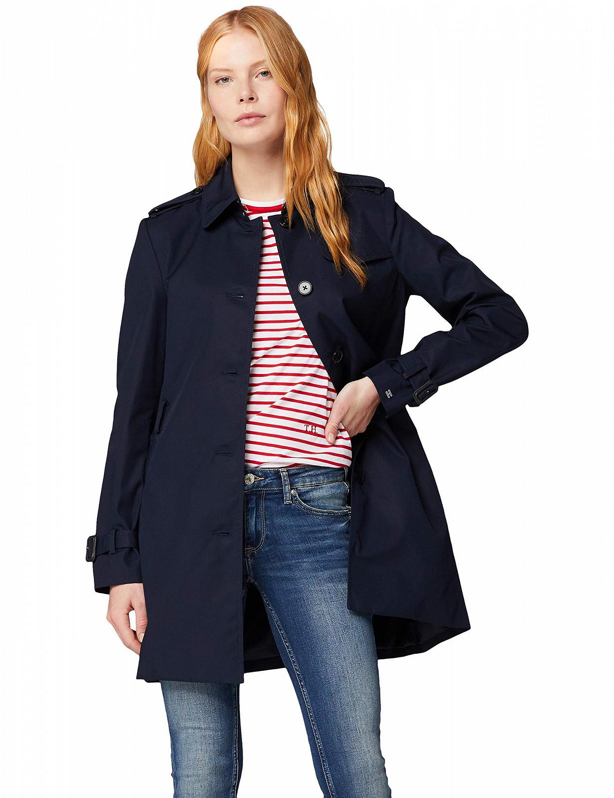 Тренч Tommy Hilfiger Heritage однобортный женский, фото №1