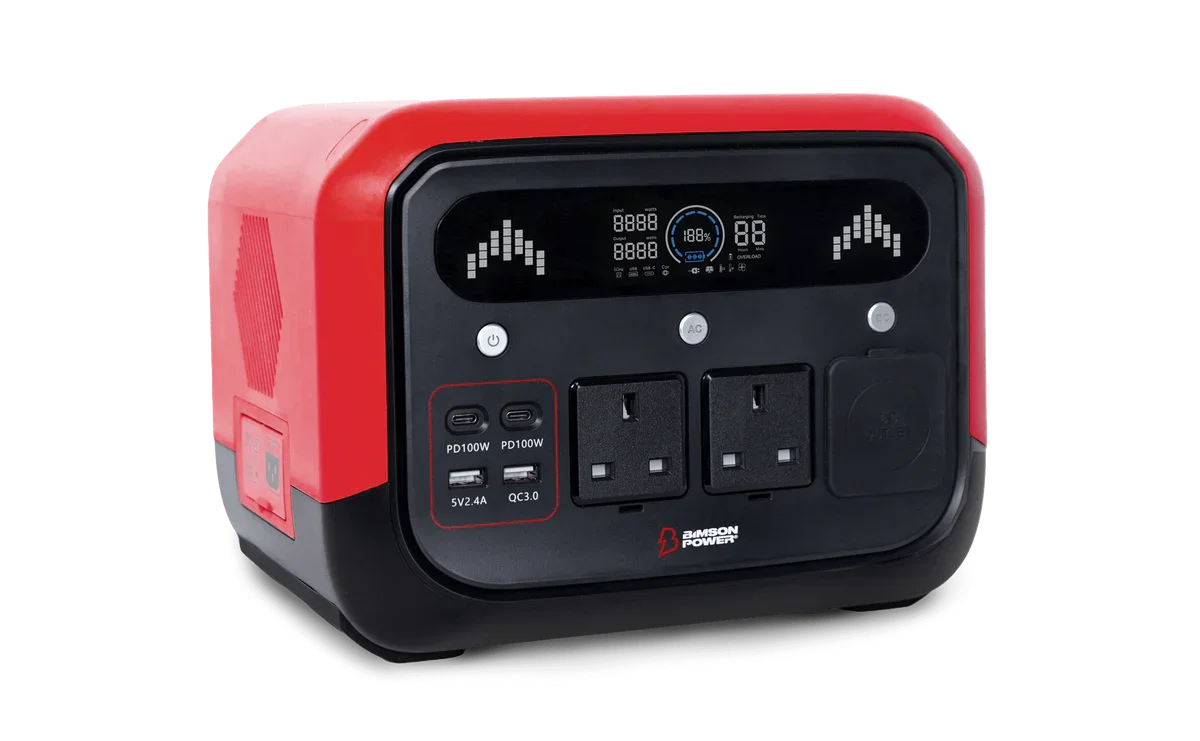 Зарядна станція Bimson Power BP700PPS 1400 Вт / 700 Вт / 512 Вт*год / LiFePO4 / Швидка зарядка 1 година, фото №3 Зарядна станція Bimson Power BP700PPS 1400 Вт / 700 Вт / 512 Вт*год / LiFePO4 / Швидка зарядка 1 година, фото №3