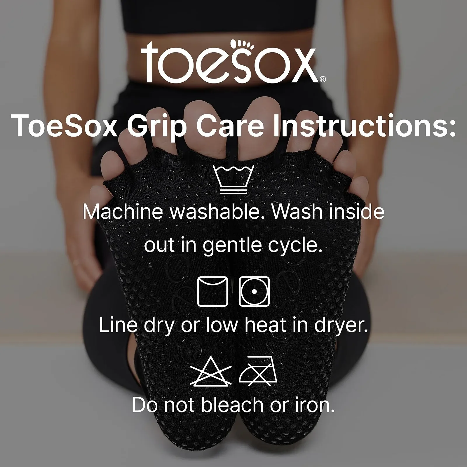 Шкарпетки для йоги з пальцями Toe Sox Unisex Full Toe Low Rise, фото №5 Шкарпетки для йоги з пальцями Toe Sox Unisex Full Toe Low Rise, фото №5