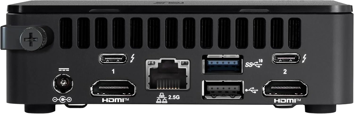 Міні ПК ASUS NUC 13 Pro Slim Kit / Intel Core i5-1340P / RAM 8GB / SSD 256GB / 2 x HDMI / 2 x Thunderbolt 4 / Windows 11 / Чорний, фото №3 Міні ПК ASUS NUC 13 Pro Slim Kit / Intel Core i5-1340P / RAM 8GB / SSD 256GB / 2 x HDMI / 2 x Thunderbolt 4 / Windows 11 / Чорний, фото №3