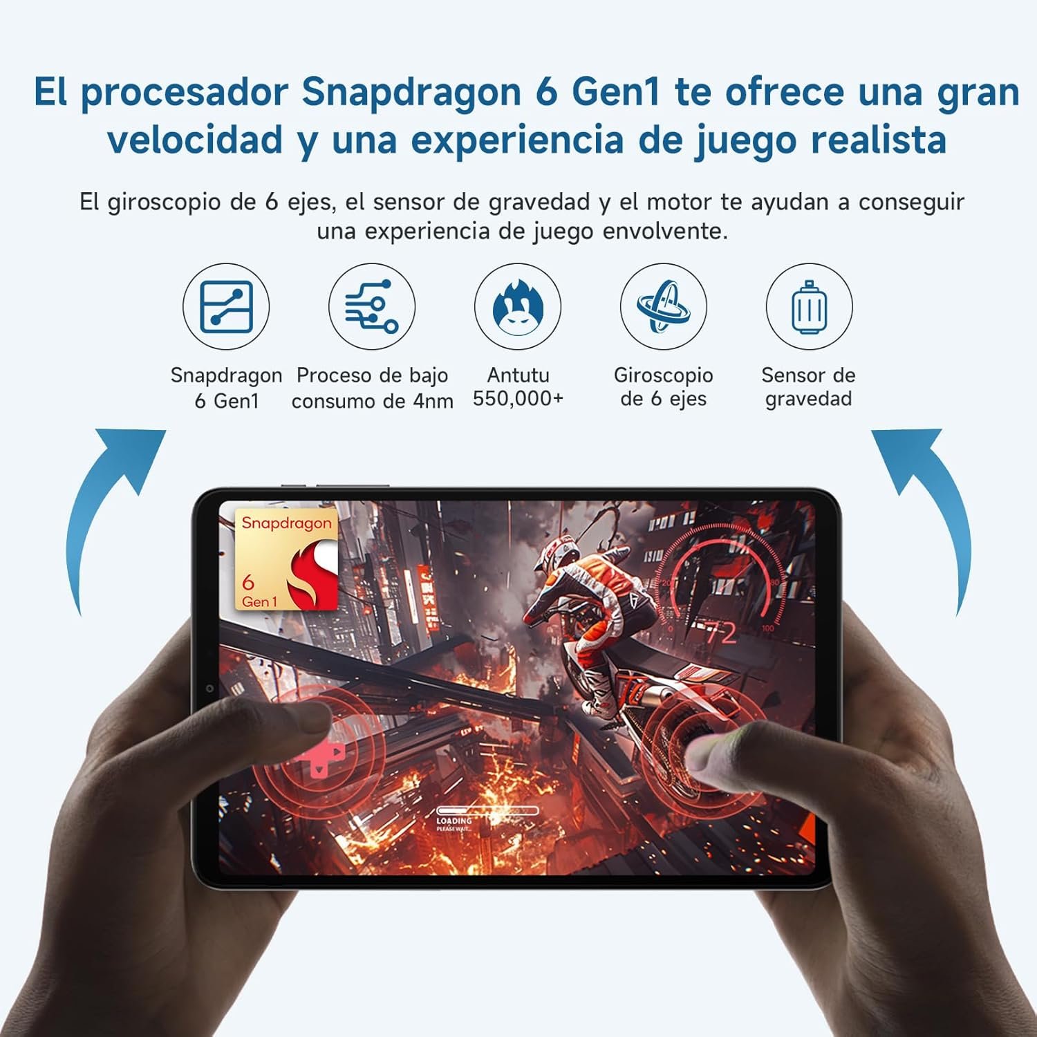 Планшет 8.4" Full HD ALLDOCUBE iPlay60 Mini Turbo 8/128 ГБ 4G 2-SIM 6 ядер Android 14 5500 mAh Серый, фото №3 Планшет 8.4" Full HD ALLDOCUBE iPlay60 Mini Turbo 8/128 ГБ 4G 2-SIM 6 ядер Android 14 5500 mAh Серый, фото №3