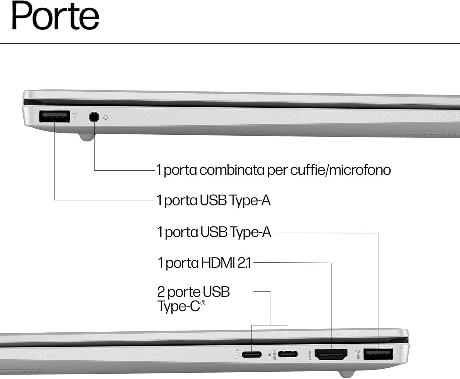 Ноутбук 16'' HP Pavilion Laptop 16-ag0000sl AMD Ryzen 5 8540U RAM 16GB SSD 512GB NVMe Windows 11 (UKR), фото №5