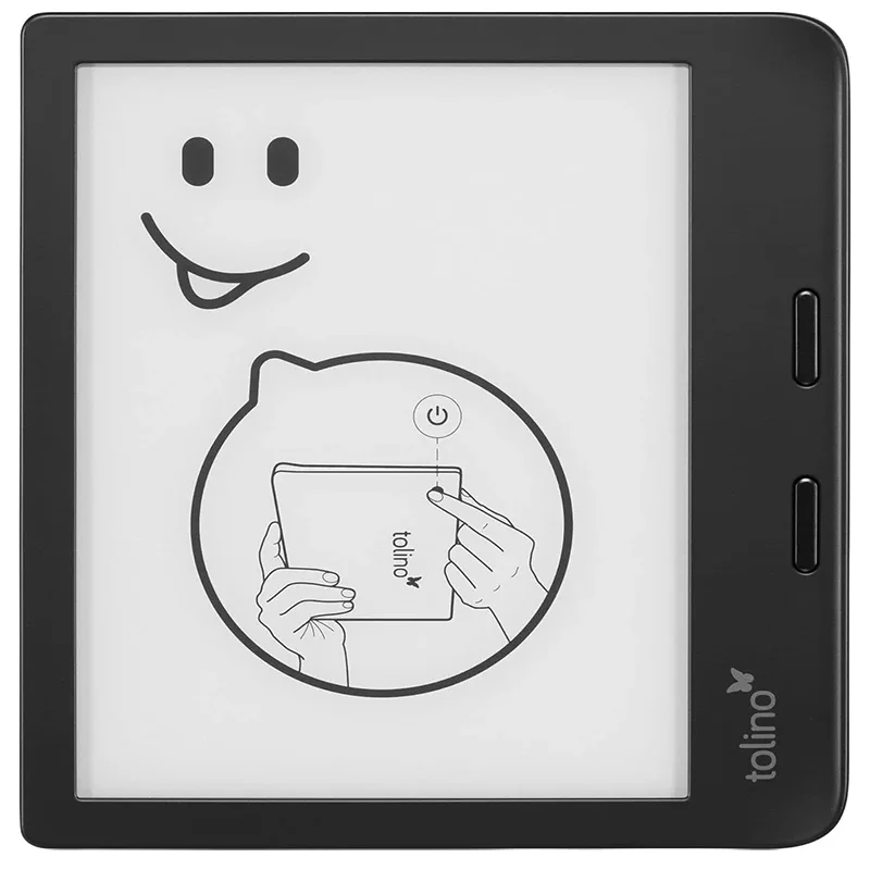 Електронна книга 7" Tolino Vision 6 / 16 ГБ / Android 8.1 / Wi-Fi / Сенсорний E-Ink екран (1264 × 1680) / Налаштовувана яскравість / Вологозахищеність IPX8 / Чорна, фото №2 Електронна книга 7" Tolino Vision 6 / 16 ГБ / Android 8.1 / Wi-Fi / Сенсорний E-Ink екран (1264 × 1680) / Налаштовувана яскравість / Вологозахищеність IPX8 / Чорна, фото №2