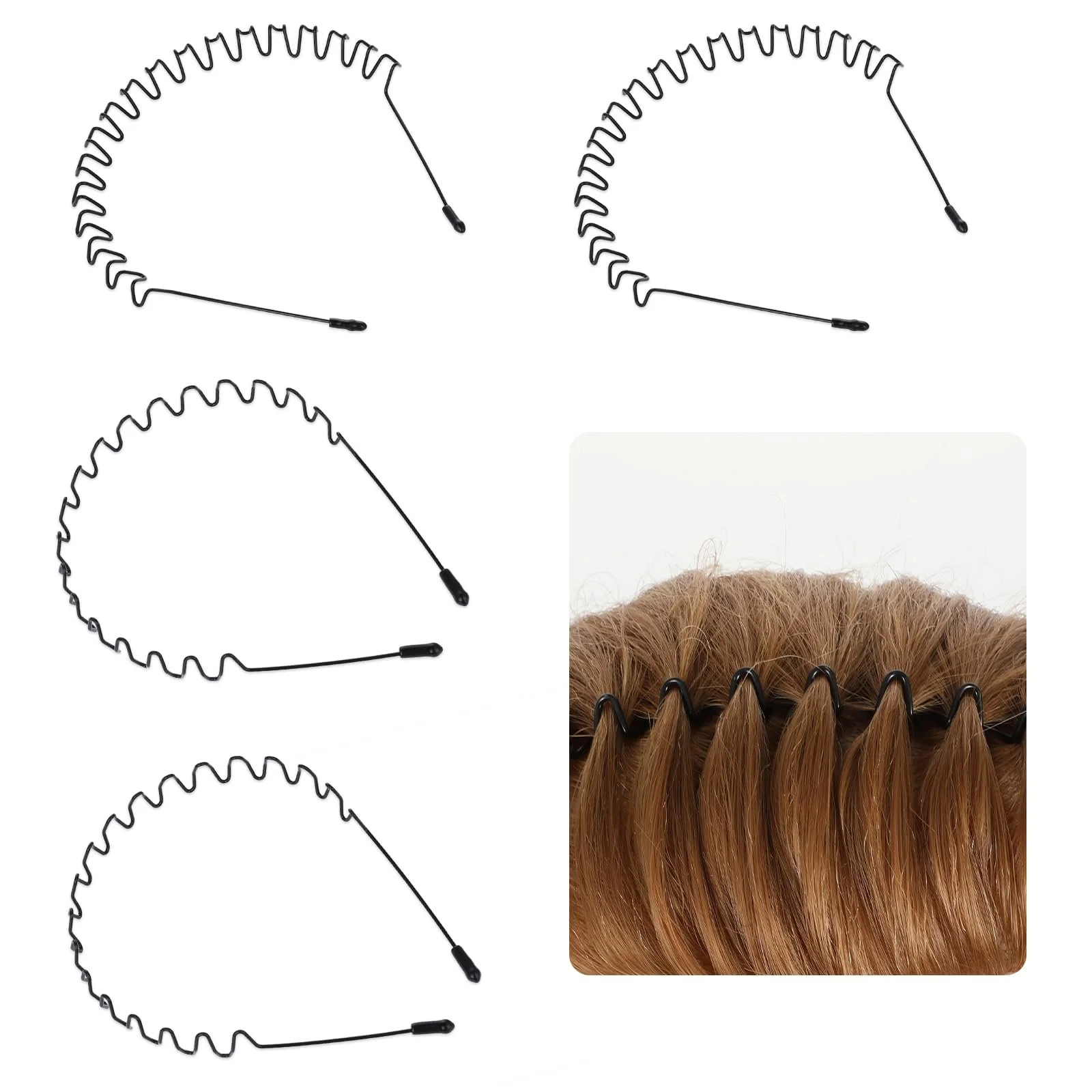 Обруч для волос 4 шт, фото №1 Обруч для волос 4 шт, фото №1