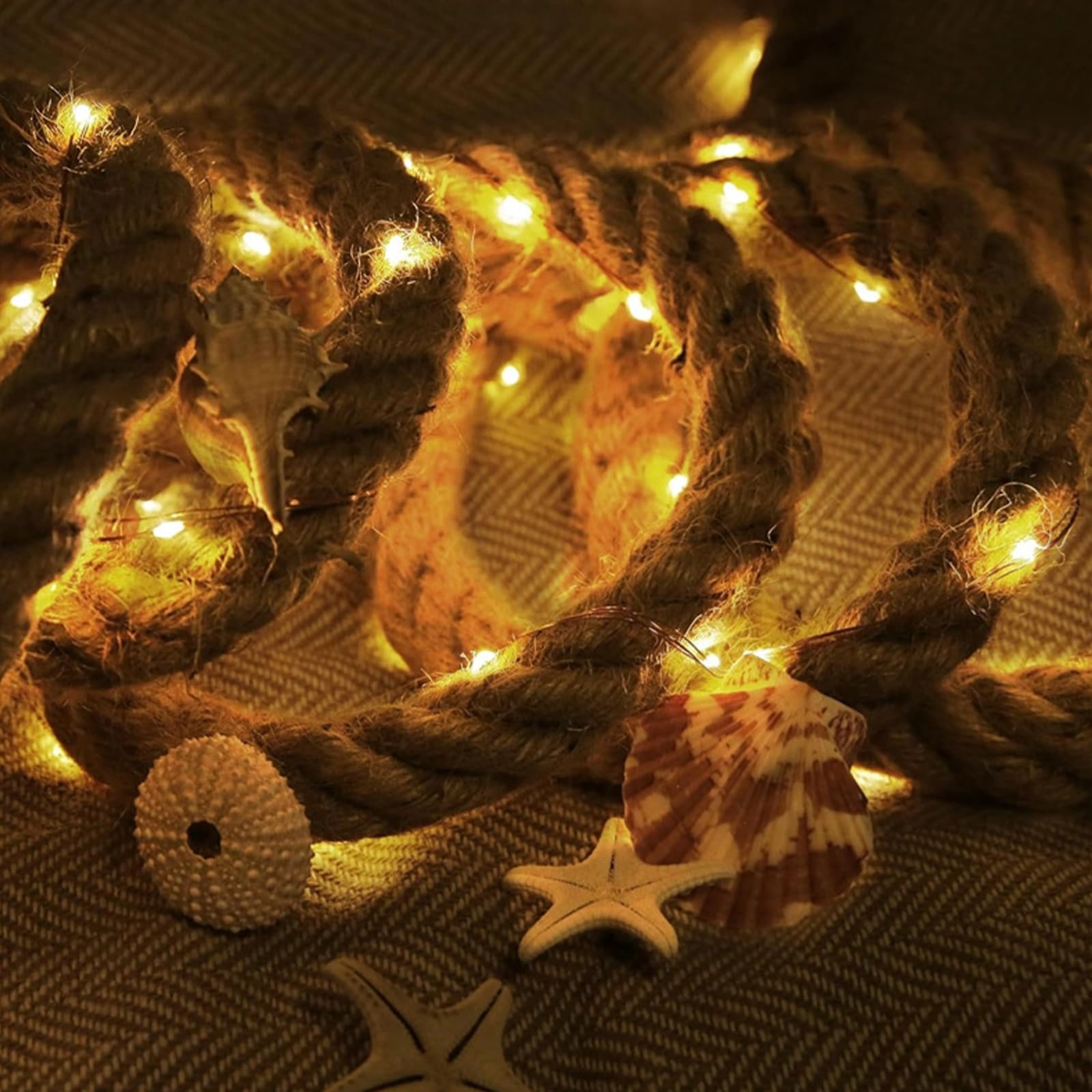 Гірлянда ENLACE, мотузка 2 м 40 LED, теплий білий, фото №5