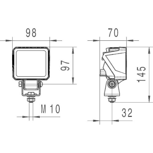 Рабочая фара HELLA 1GA 996 479-001, фото №4