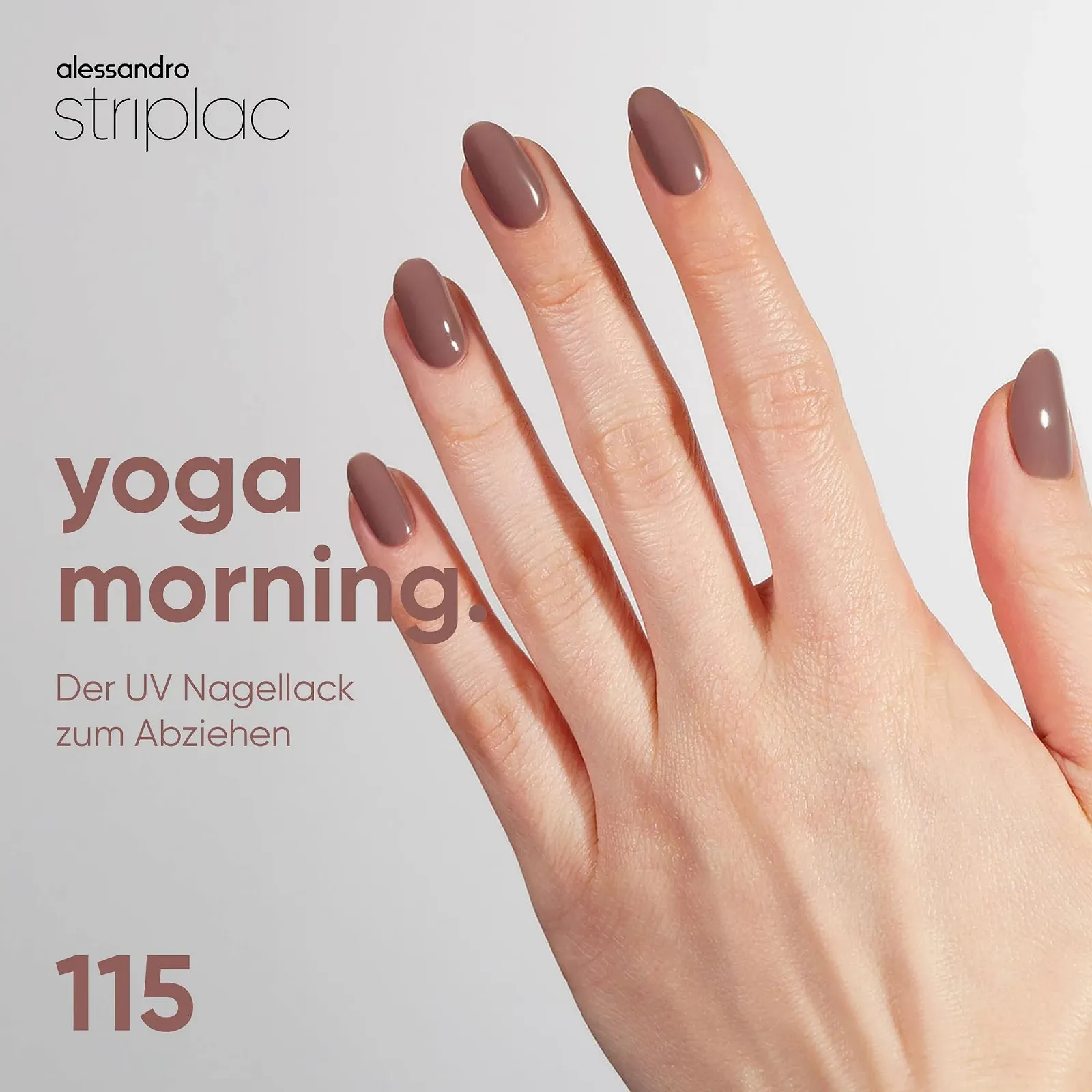 Гель-лак alessandro Striplac Yoga Morning Характеристики Taupe, 6.5 мл, фото №2