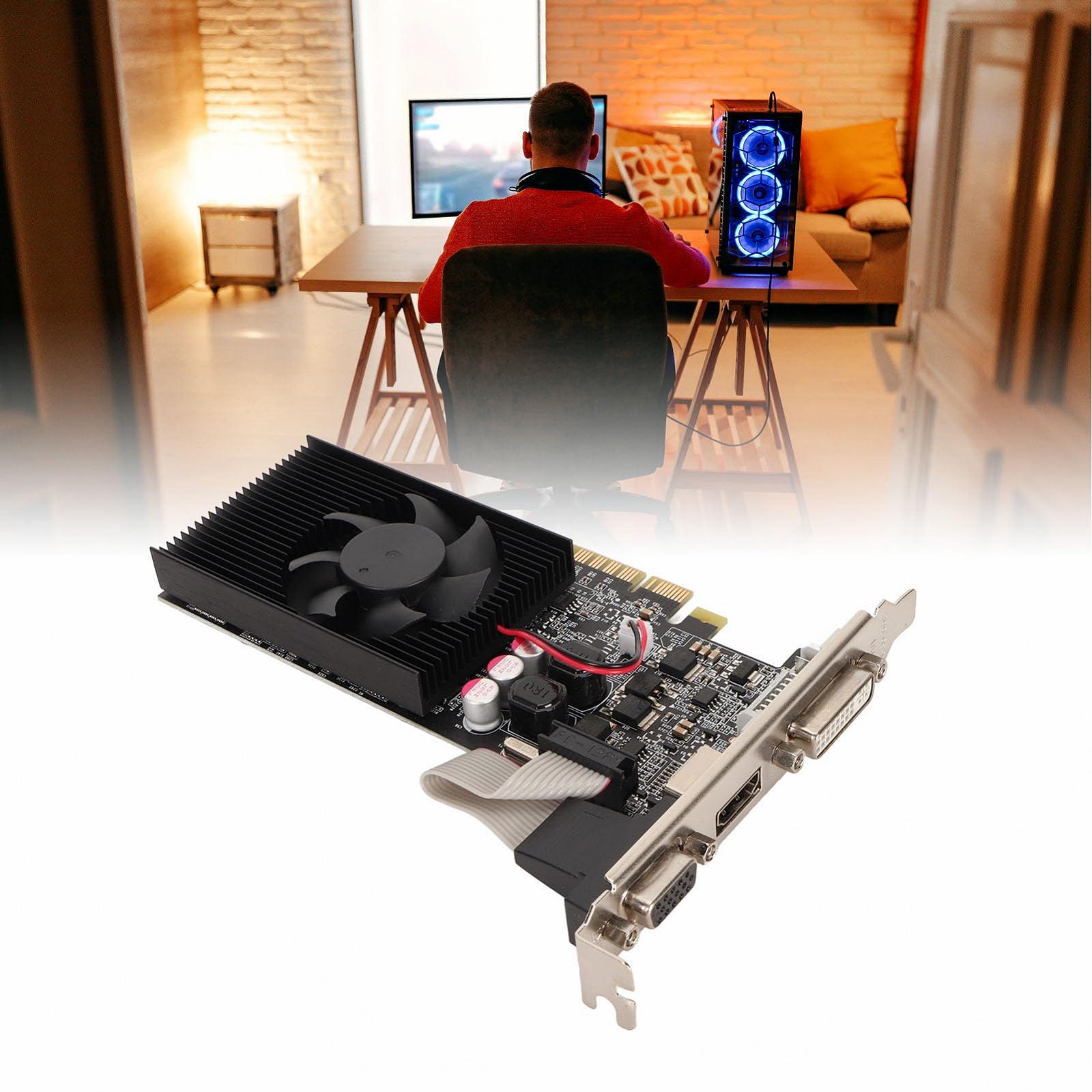 Відеокарта Bewinner GT730 2GB DDR3 64-біт 810MHz 1000MHz з інтерфейсами DVI VGA HDMI PCI Express X16 2.0 з вентилятором, фото №3 Відеокарта Bewinner GT730 2GB DDR3 64-біт 810MHz 1000MHz з інтерфейсами DVI VGA HDMI PCI Express X16 2.0 з вентилятором, фото №3