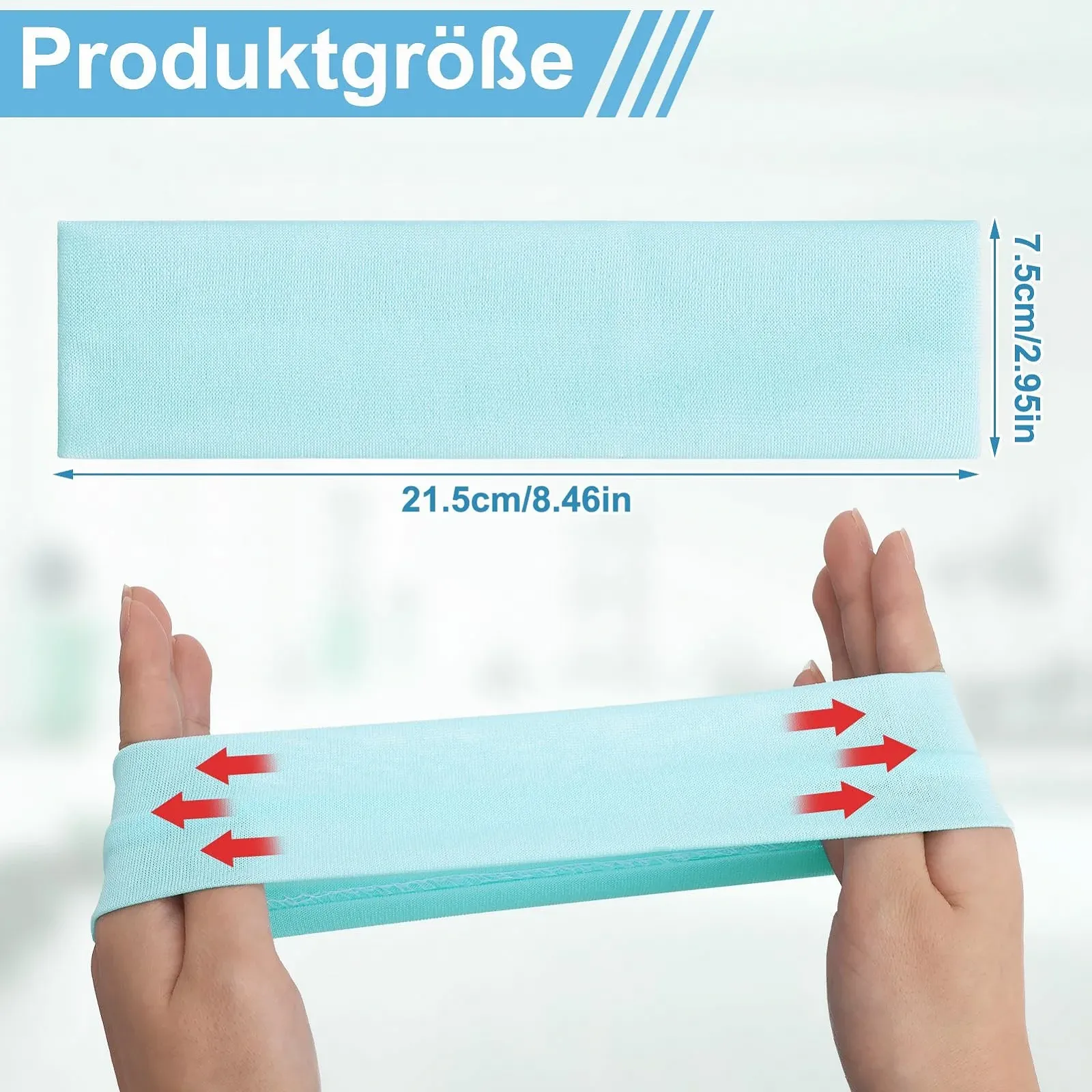 Спортивна Пов'язка на Голову Різні Кольори, Набір 10 штук, фото №2