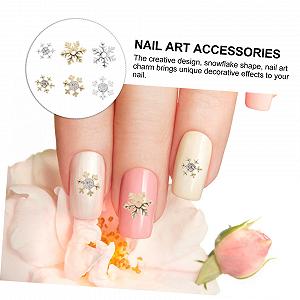 Прикраси для нігтів Сніжинка MAGICLULU 60 шт. synthetic.ua - Фото 1