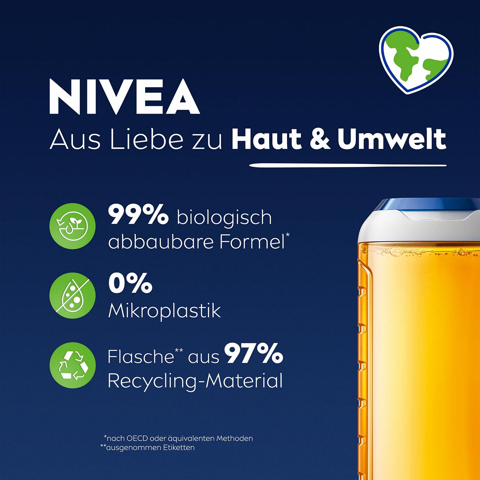 Гель для душа NIVEA MEN Active Energy pH-нейтральный 250 мл, фото №7