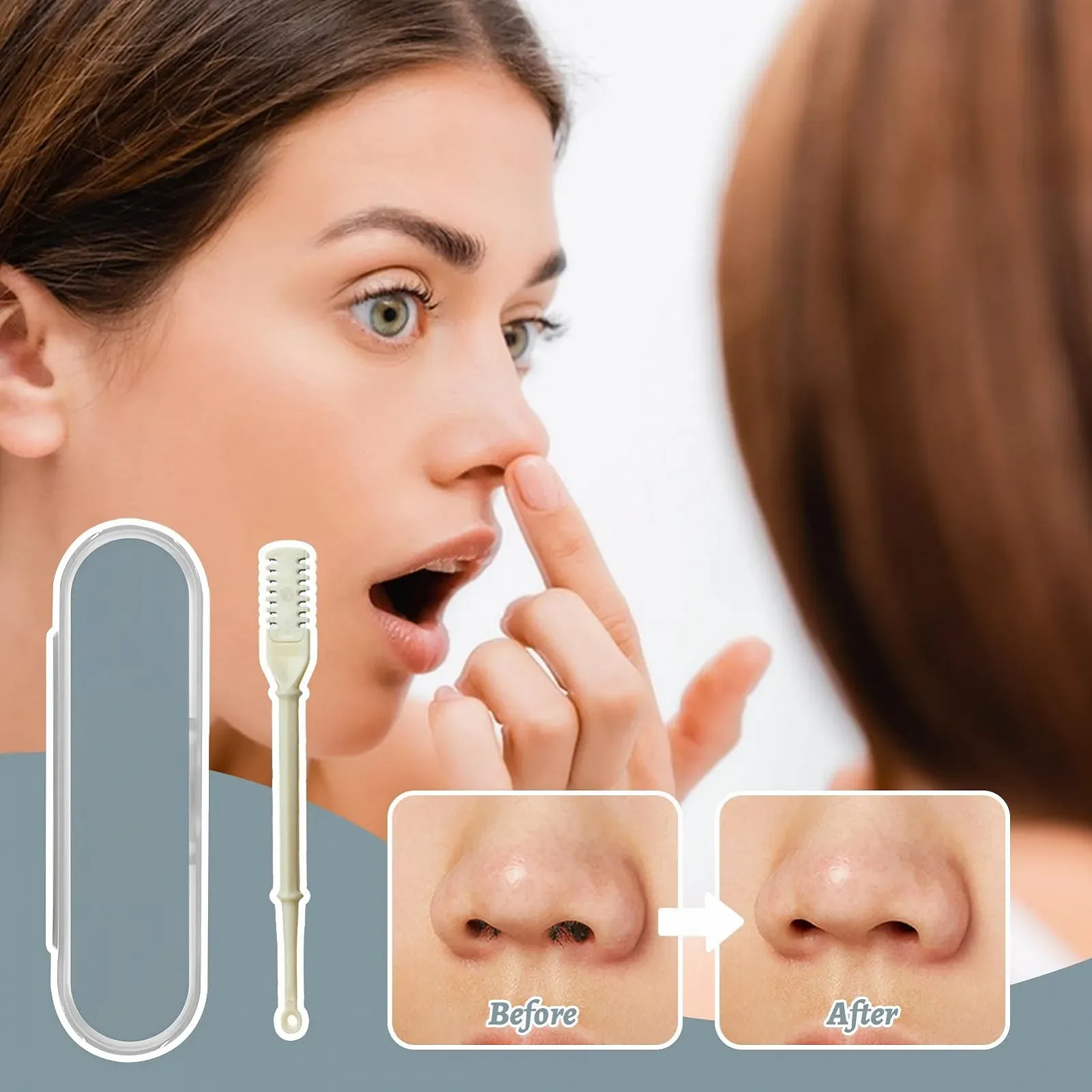 Тример для носа 2-в-1 Портативний 4 Шт, фото №6