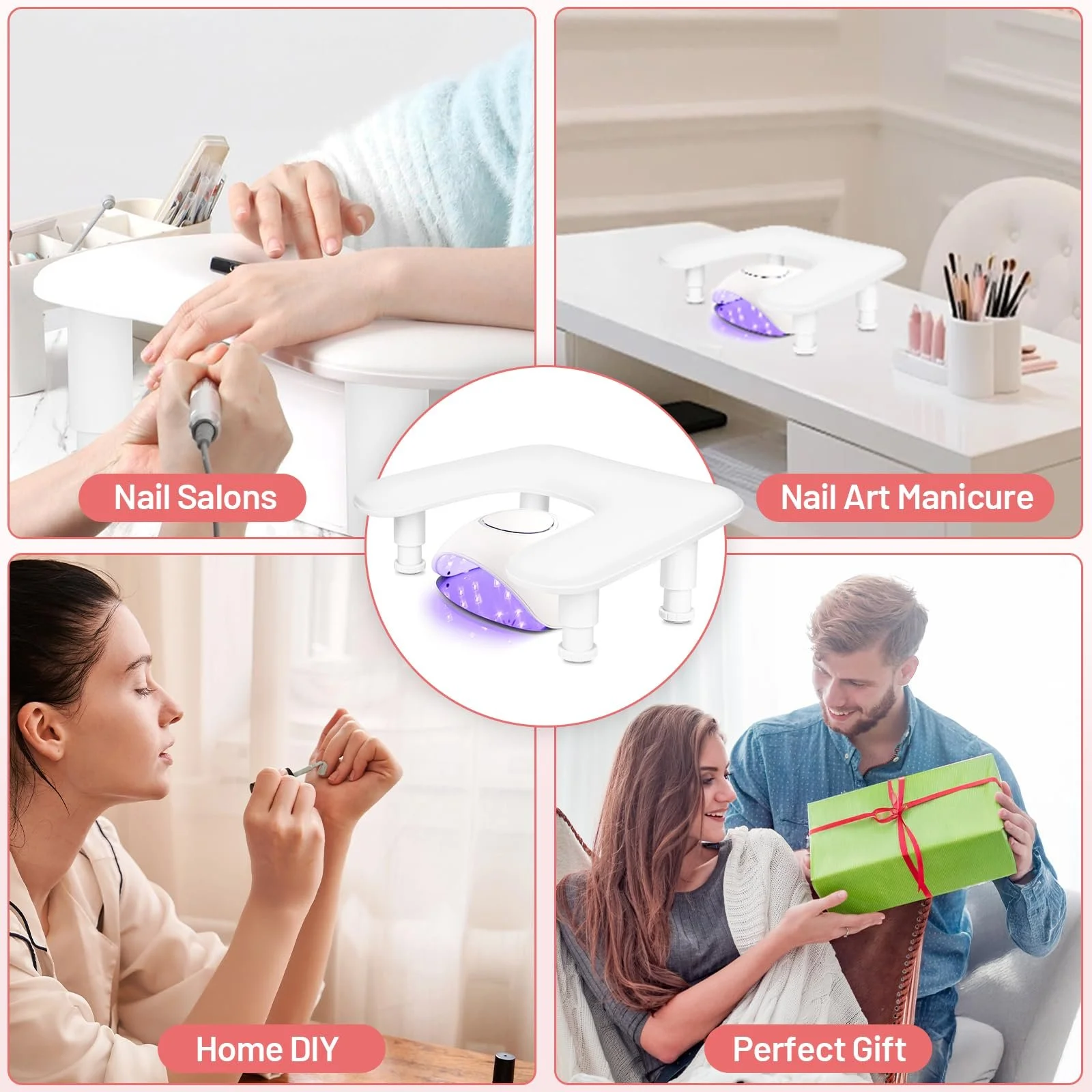 Підставка для рук для манікюру U-подібна Регульована по висоті, фото №7 Підставка для рук для манікюру U-подібна Регульована по висоті, фото №7