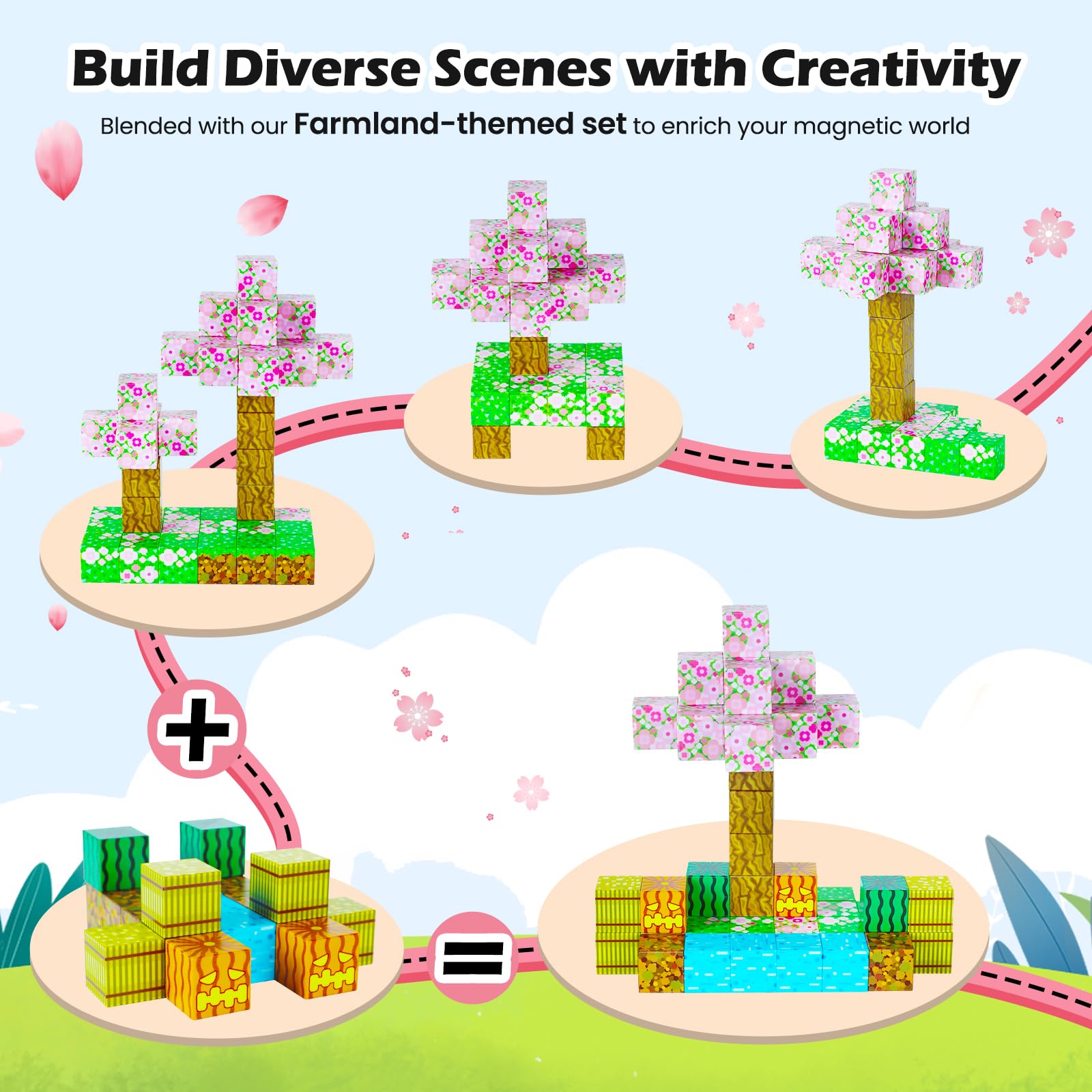 Игрушка Kid Odyssey Magnetic Building Blocks 37 шт., фото №2